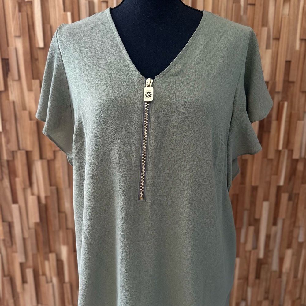 Michael Kors green top
